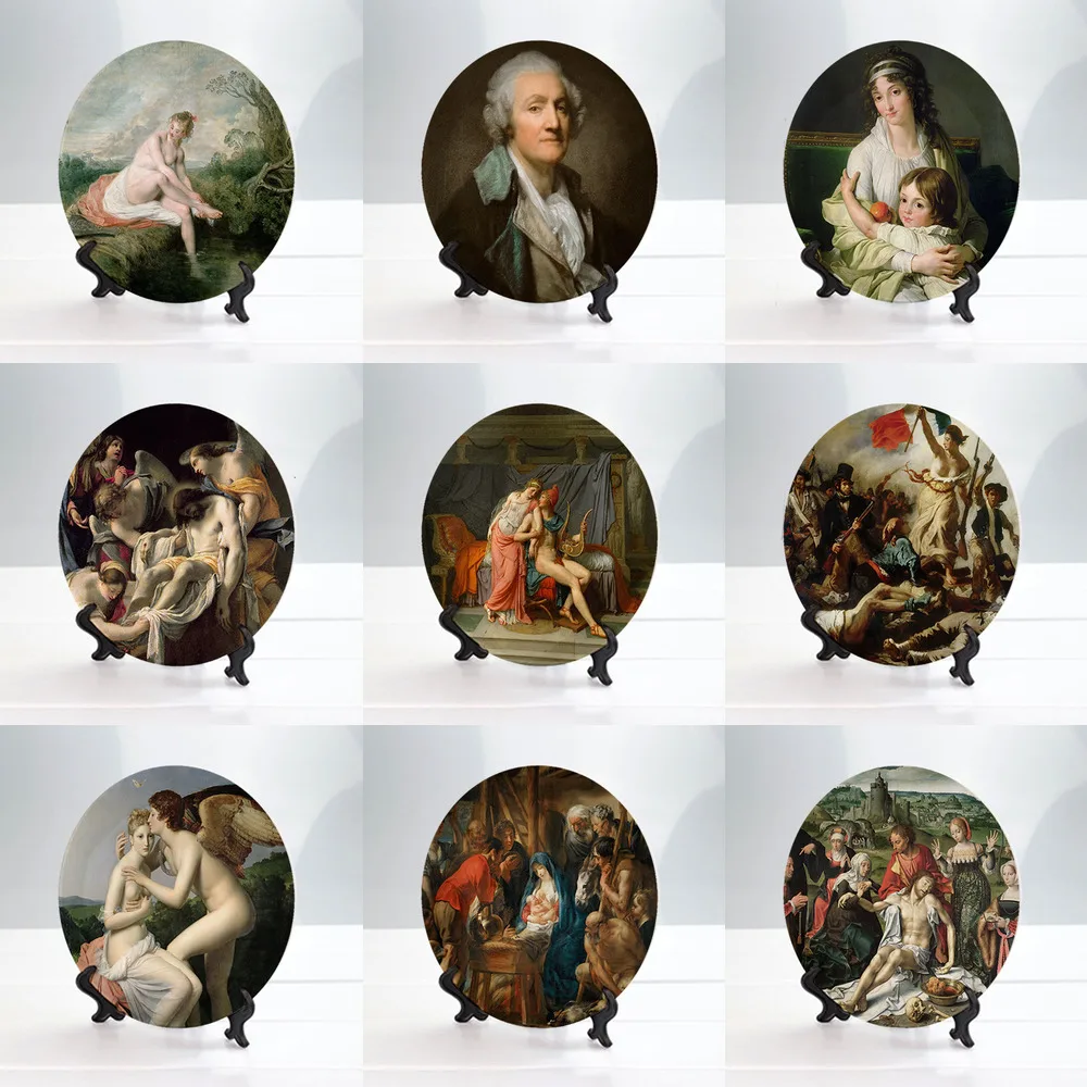 

Декоративная керамическая тарелка с изображением знаменитого жалювера, 6/8 дюймов