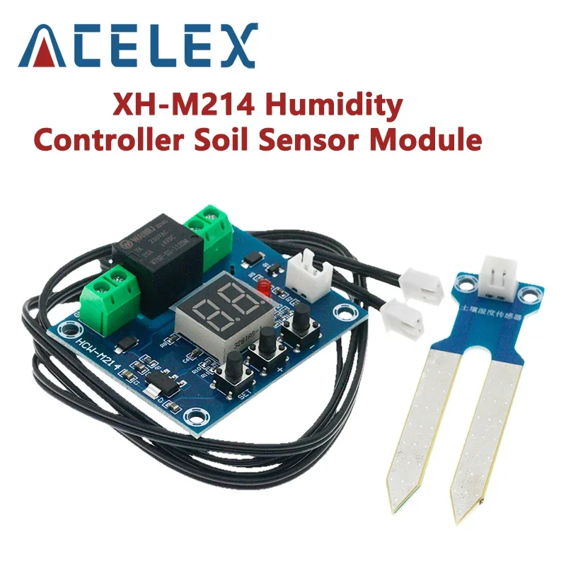 XH-M214 Контроллер влажности Модуль датчика почвы 20-99% относительной Точное