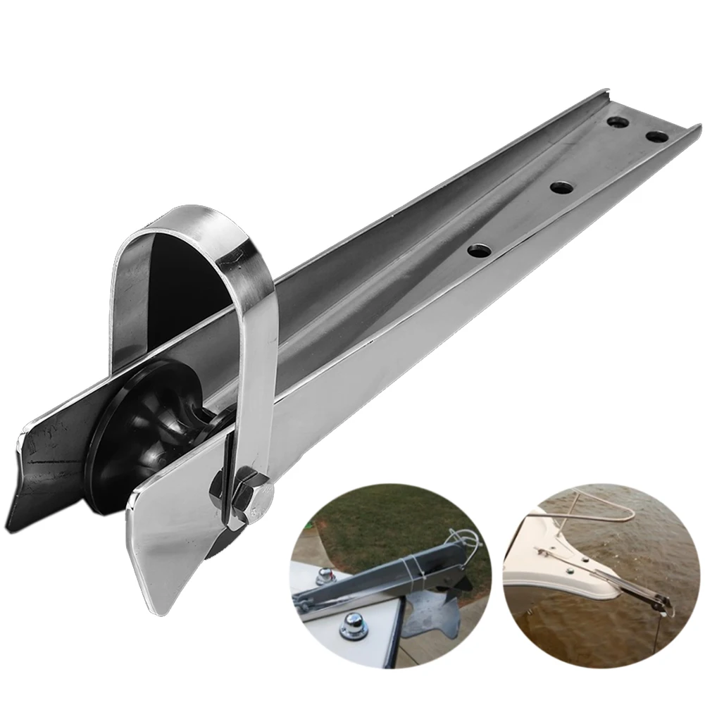 

Yacht Accessories Durable Stand Sturdy Fixed Marine Boat Universal Bow Roller Easy Install Corrosion Resistance Stainless Steel