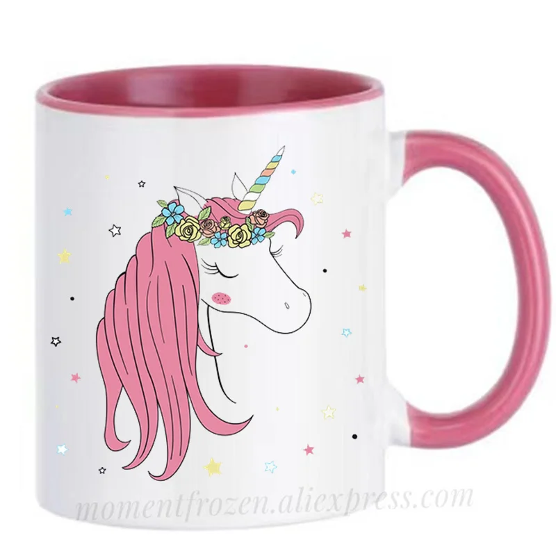 

Cute Unicorn Cups Office Lady Coffee Mugs Outdoors Party Bonfire Camping Drink Water Juice Coffeeware Home Decal Friends Gifts