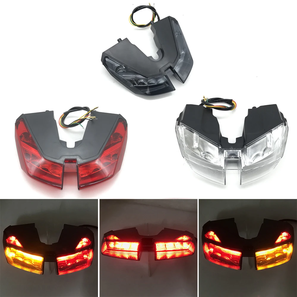 

ABS Motorcycle Integrated LED Tail Light Brake Stop Light Turn Signals For DUCATI Hypermotard 821 939 950