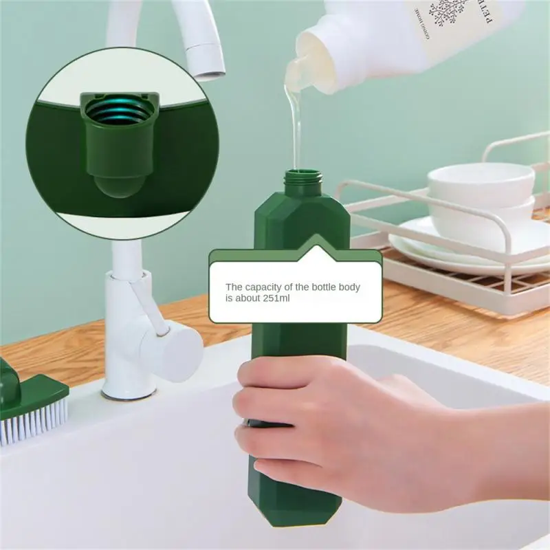 

Щетка для мыла с длинной ручкой, автоматическая щетка для мыла и жидкости, мягкий диспенсер для мыла, щетка для бутылки