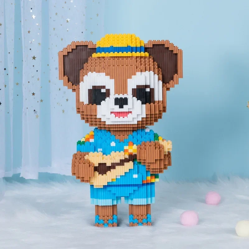 Гитара Duffy OluMel строительный блок Gelatoni StellaLou 3D модель мини собранные микро кирпичи