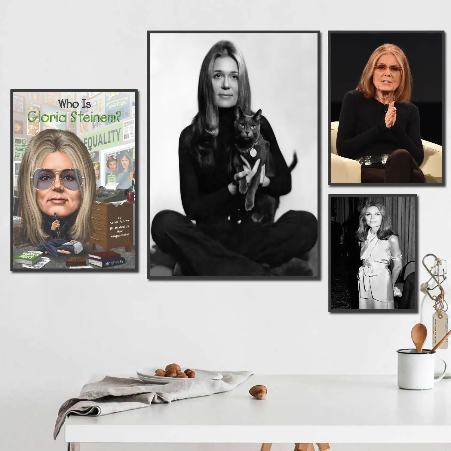 

gloria steinem actor 24x36 Decorative Canvas Posters Room Bar Cafe Decor Gift Print Art Wall Paintings