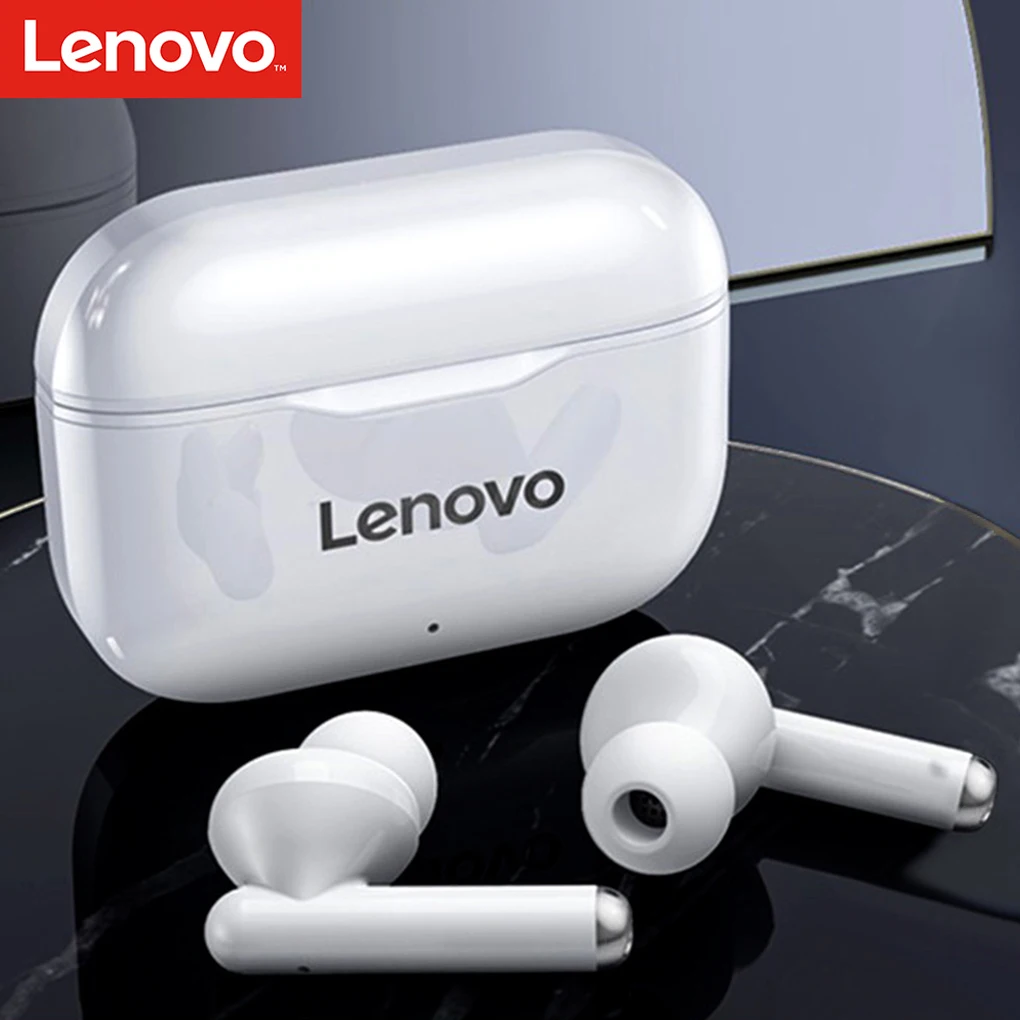 

Original Lenovo LP1 TWS Wireless Earphone Bluetooth 5.0 Dual Stereo Noise Reduction Bass Touch Control Long Standby 300mAH
