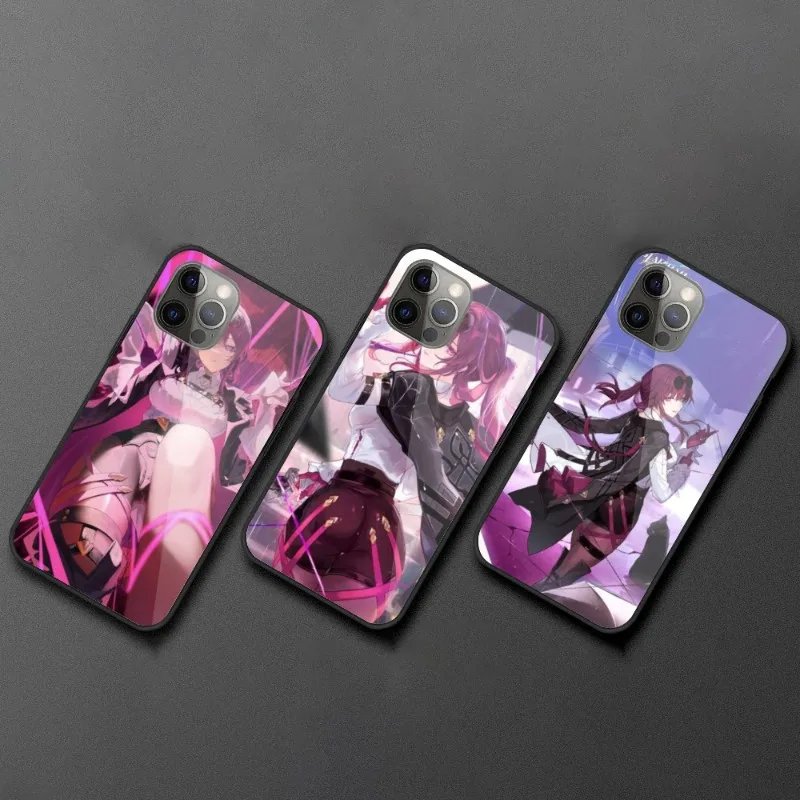 Чехол Honkai для сотового телефона с изображением звезды рельса Кафка iPhone 15 14 13 12 11 XS
