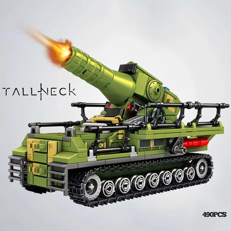 Военные строительные блоки ракетная установка Hamas бронеавтомобиль подарок для
