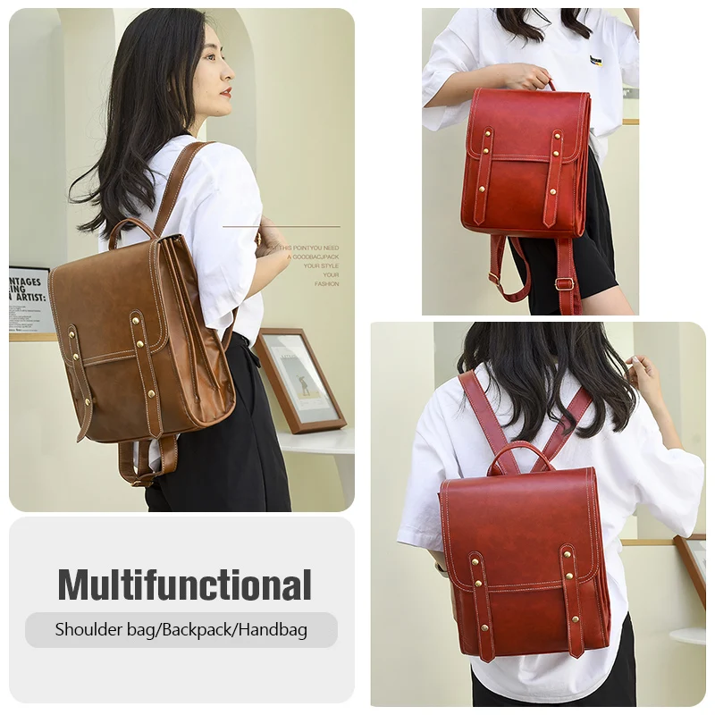 Винтажный рюкзак в японском стиле модные водонепроницаемые школьные ранцы из