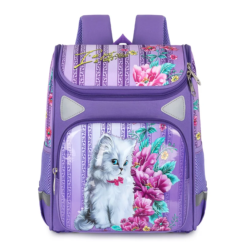 Children Anime Small Backpacks 3D Hard Shell Princess Girl Mermaid Unicorn Boy Dinosaur Kindergarten Students Cartoon Schoolbags