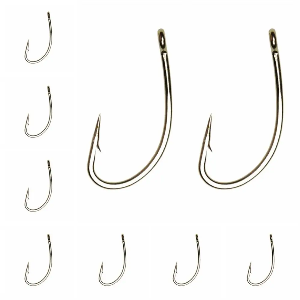

50Pcs High Carbon Steel Fly Fishing Hooks Fishing Tackle Sahrp Tip Long Shank Caddis Hooks Barbed 12#~22# Nymphs Hooks Pupa