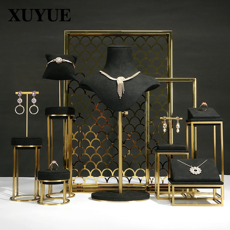 Jewelry Display Props Ring Display Stand Earring Display Stand Neck Neck Window Jewelry Display Stand