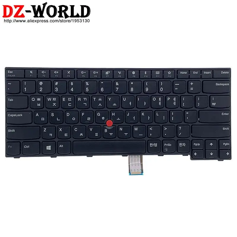 Клавиатура KR Корейская для ноутбука Lenovo Thinkpad E450 E450c E455 E460 E465 E470 E470C E475 04X6133 04X6173 04X6213