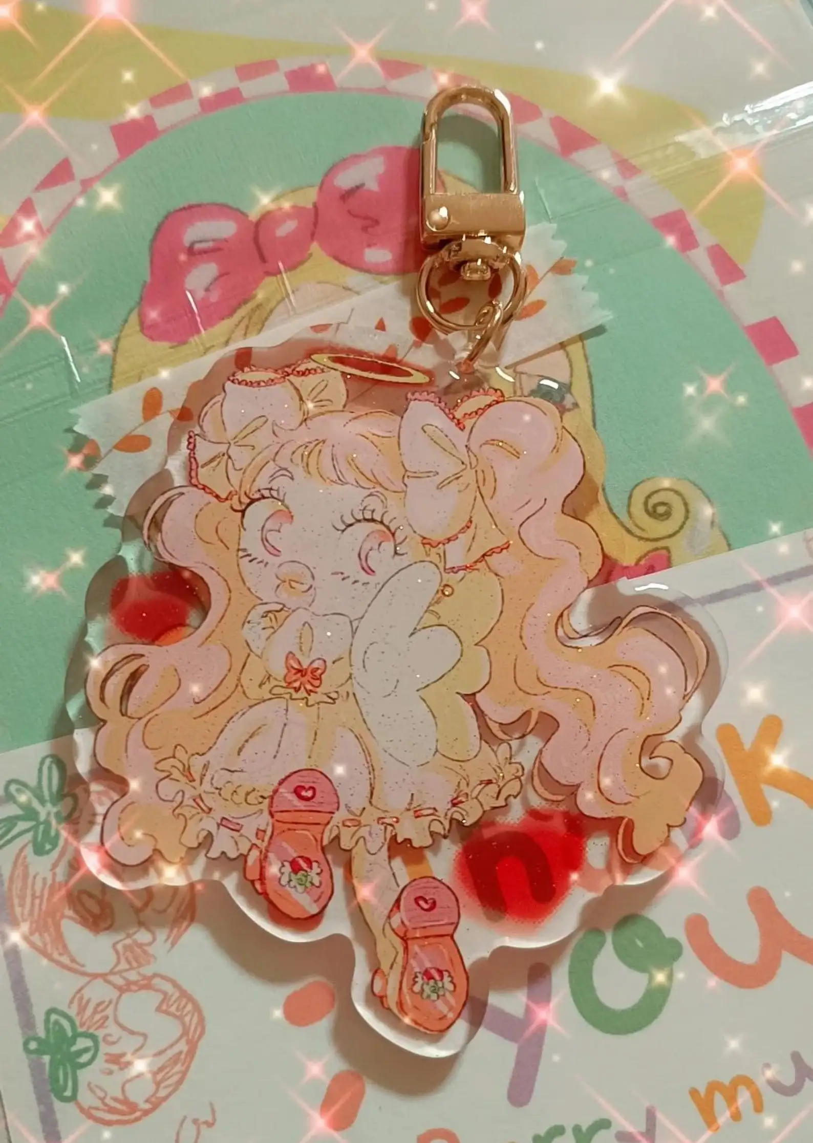 Брелоки PARAKISS, Paradise Kiss, Мивако Сакурада, Джордж, Юкари Хаясака, Ай Язава, Happy Berry, акриловые подвески (art.: 3920da684a441) - 3920da684a441