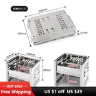 Уличная Сверхлегкая нагревательная плитка, Складная портативная туристическая горелка из нержавеющей стали 304, многофункциональная зимняя горелка для кемпинга