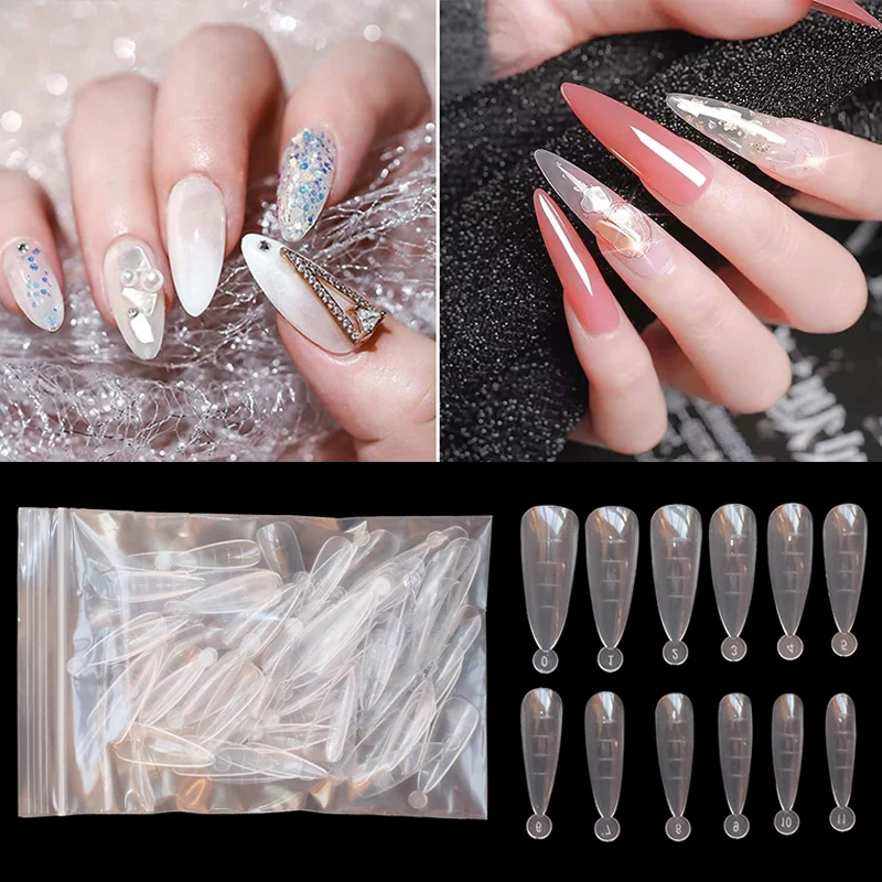 Формы для наращивания ногтей накладные ногти акриловые полное покрытие быстрое