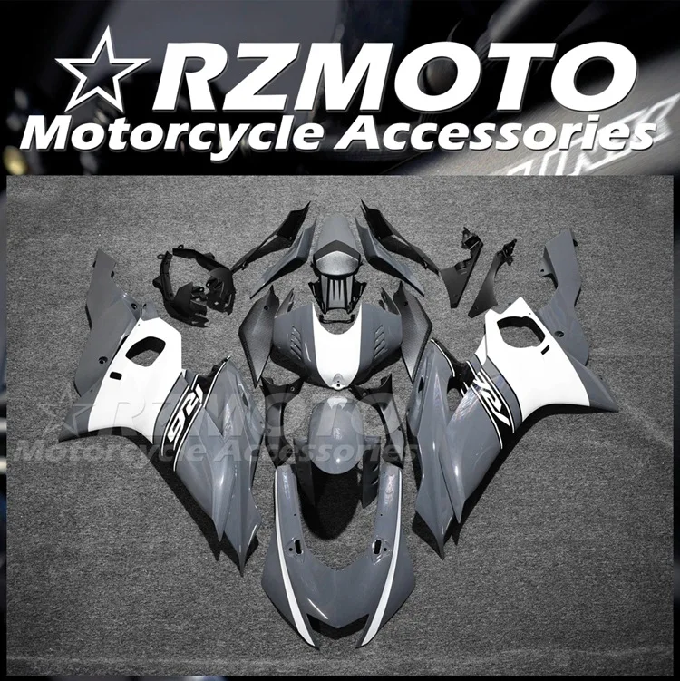

Новый комплект обтекателей для мотоцикла из АБС-пластика, подходит для YAMAHA YZF-R6 2017 2018 2019 2020 R6 17 18 19 20 21, комплект обтекателей серого и глянцево...