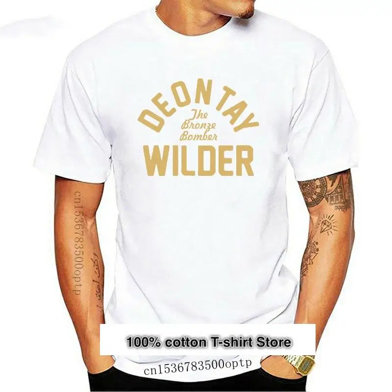 DEONTAY WILDER-Camiseta с принтом для мужчин, ropa informal de verano, стиль moda, corta
