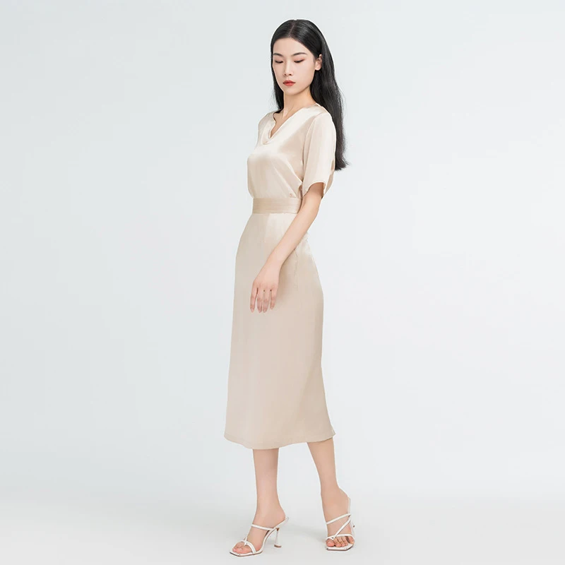 Комплект из шелковых топов и юбок Momme Lxuury 22