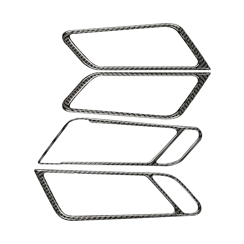 

Для Porsche Macan 2015-2018 дверная ручка из углеродного волокна, декоративная рамка, отделка, внутренняя модификация, наклейка, аксессуары