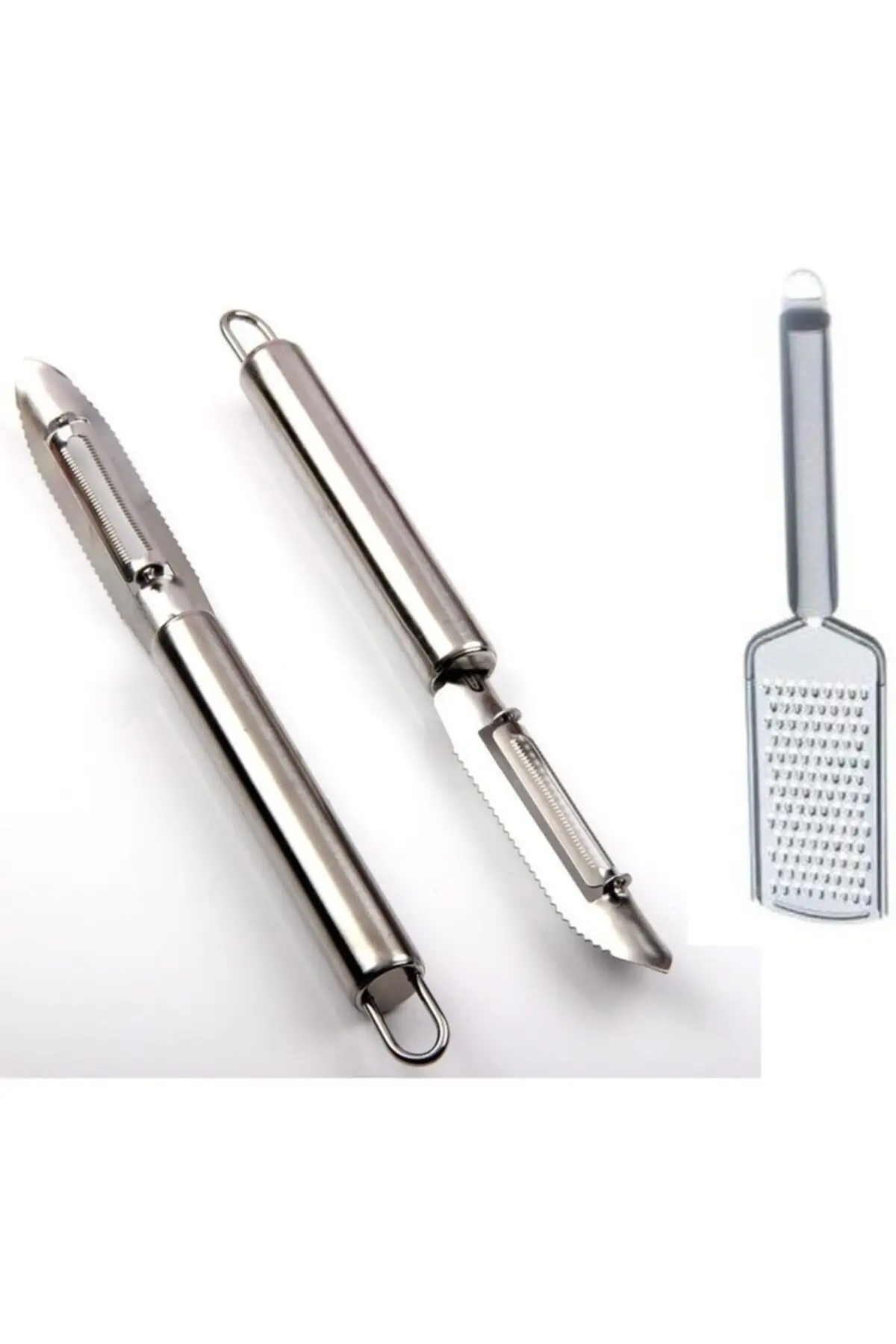 

Gray To Rob And grater 2li Stainless Steel Set
