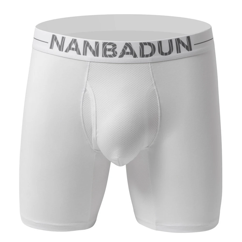 

Мужское нижнее белье, спортивные трусы-боксеры, Бесшовные дышащие трусы с выпуклым мешочком, сексуальные мужские хлопковые шорты-боксеры с ...