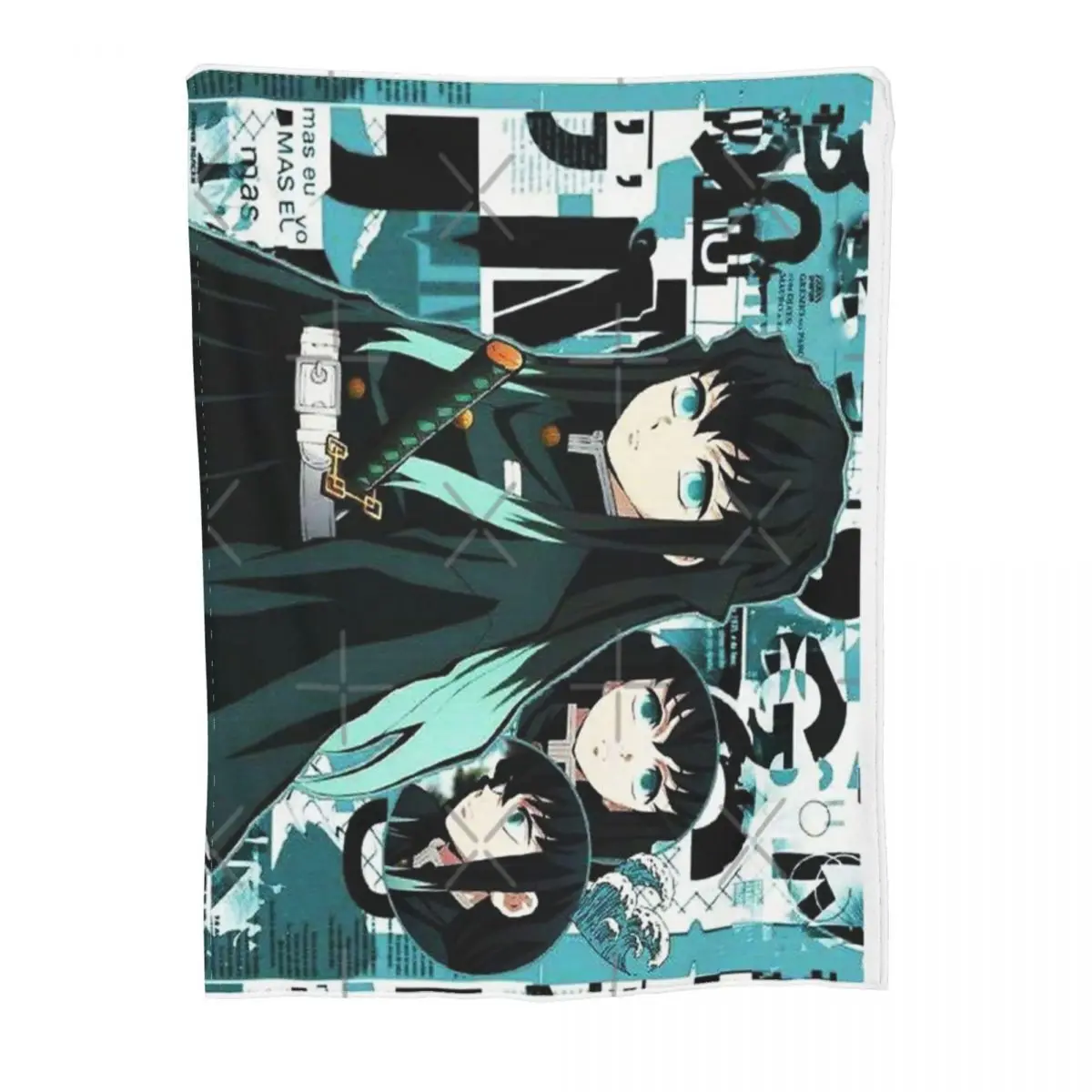 Плюшевые одеяла для кровати Muichiro Tokitou парные и пледы
