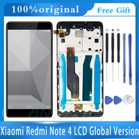 5 5 original lcdframe for xiaomi redmi note 4x lcd display screen for redmi note 4 global version lcd only for snapdragon 625