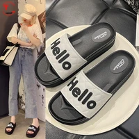large size womens sandals summer new fashion womens slippers thick soled casual womens shoes breathable beach shoes women