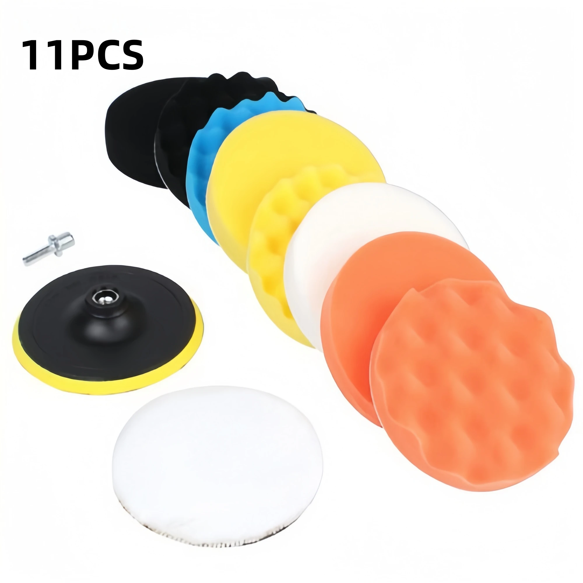 

11/29 шт., пенопластовая дрель для полировки автомобиля, набор для полировки Dics 1,2/2/3 дюйма, закалка, кривизна, полировальные подушечки, набор шерстяных губок M14