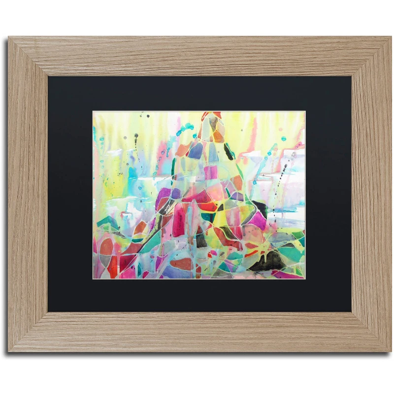 

"Eiger" Canvas Art by Lauren Moss Black Matte, Birch Frame