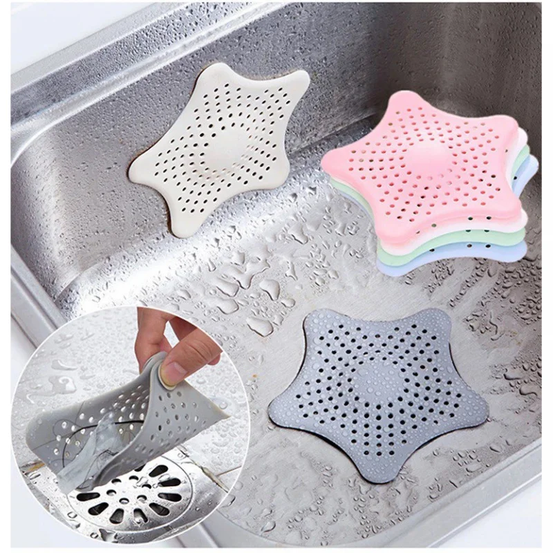 

Star Shape Drain Cover/Silicone Sprint Filter with Scouts
