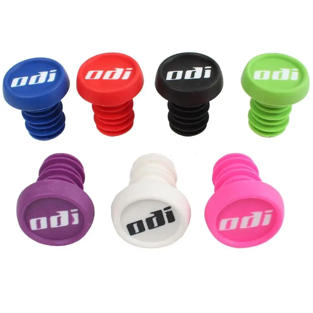 

2 Pcs Odi Mountain Bicycle Parts Grip Anti-slip Firm Handlebar Caps Manopole Mtb Bike Bar Ends Plugs For Bmx Dh Fr Balance Car