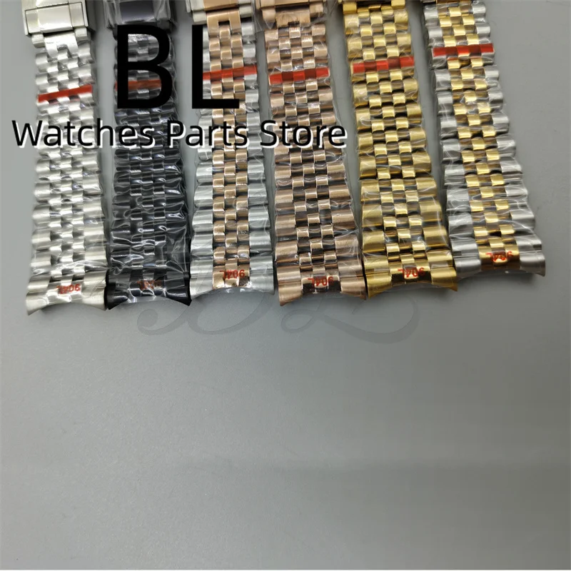 Браслет BLIGER 20 мм для юбилейных часов изогнутый двухцветный браслет наручных из