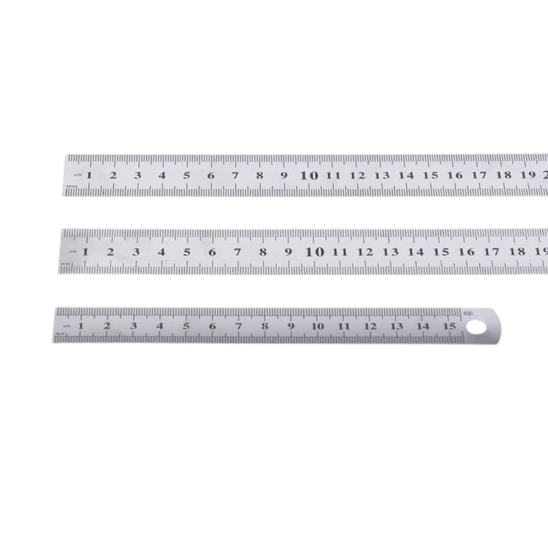

Stainless Steel Ruler Handmade Diy Architectural Model Making Tool Scale Steel Ruler Double-sided Measuring Tool Toys