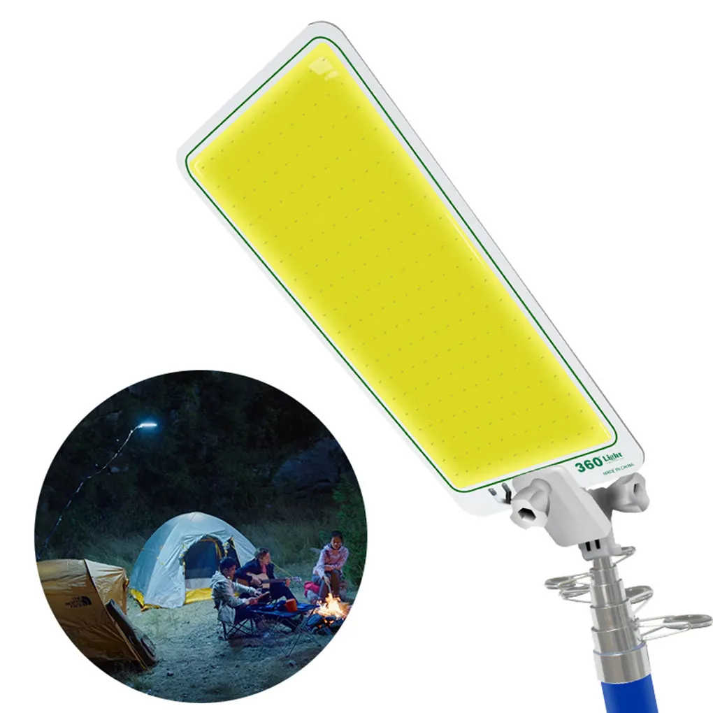 

ABS Metal Camping Light Portable Detachable 4598lm 47W COB Telescopic Cable Power Remote Control Outdoor Picnic Lamp