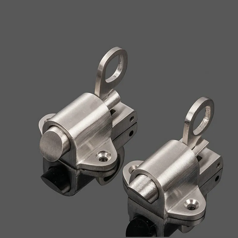 

Self-closing Automatic Latch/Bolt Balcony Door Window Intermediate Spring Bolt Door Hardware Stainless Steel with Screws Safety