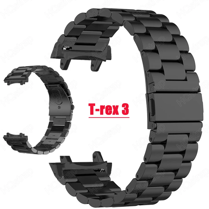 Ремешок из нержавеющей стали для Amazfit T-rex 2 3 Ultra металлический ремешок часов Trex Pro T