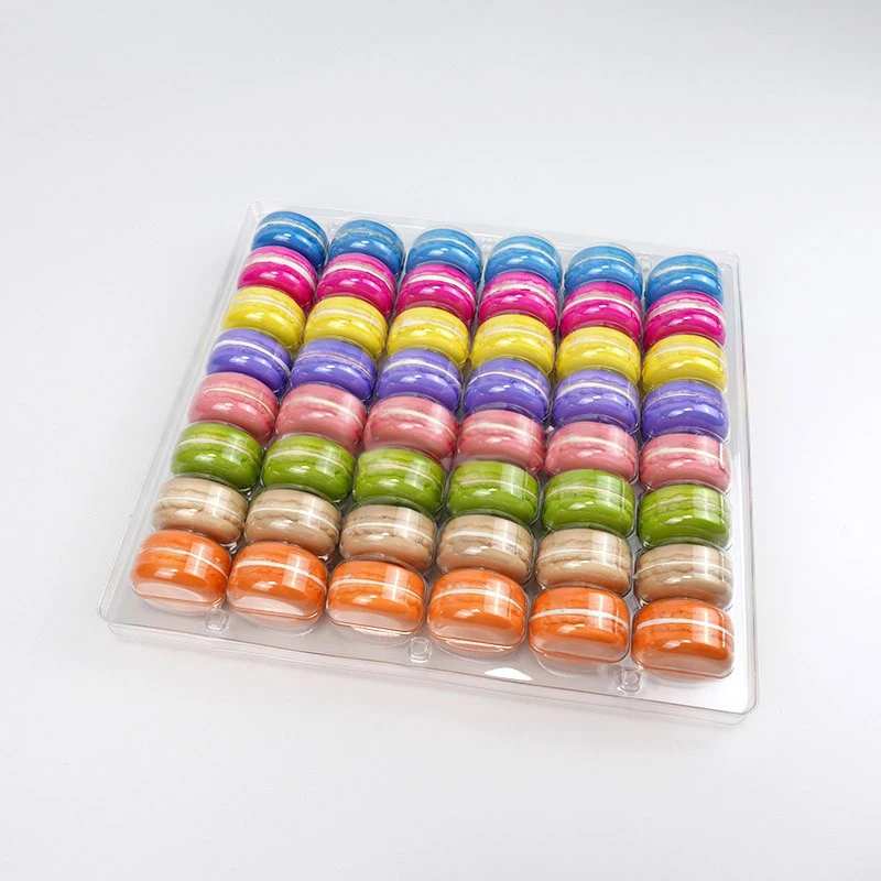 Transhome подставка для кексов коробка макарон с 48 отверстиями Упаковочная