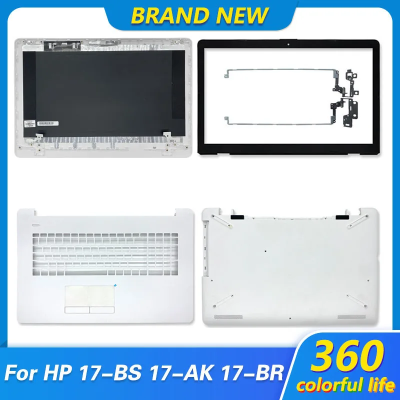 

White New Laptop LCD Back Cover/Front bezel/LCD Hinges/Palmrest/Bottom Case For HP 17-BS 17-AK 17-BR Series 926490-001 Top Case