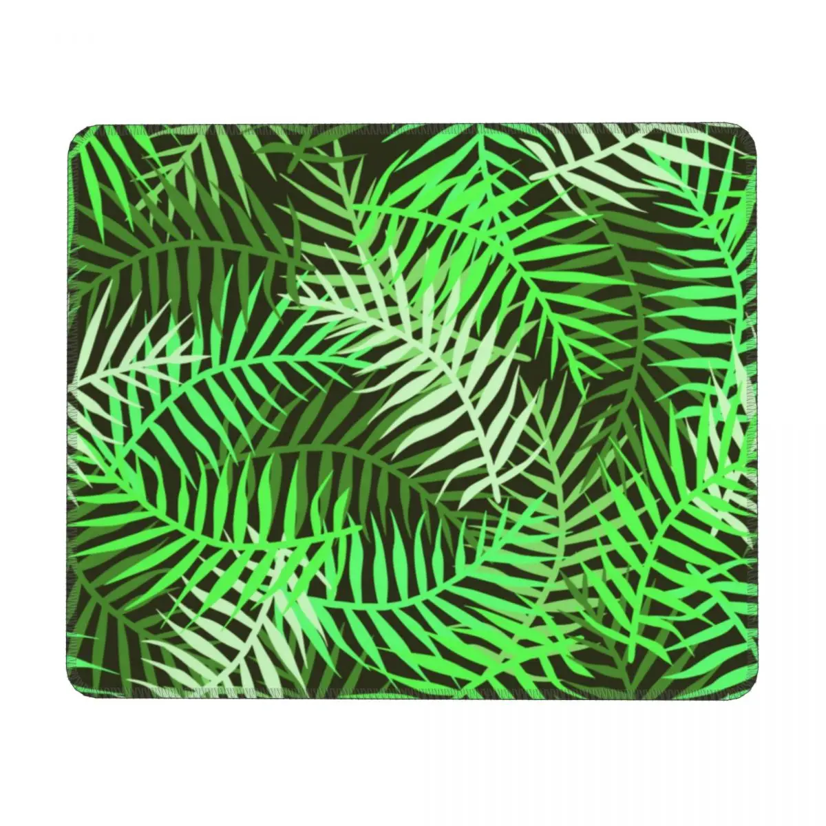 

Коврик для мыши с тропическими пальмами и листьями