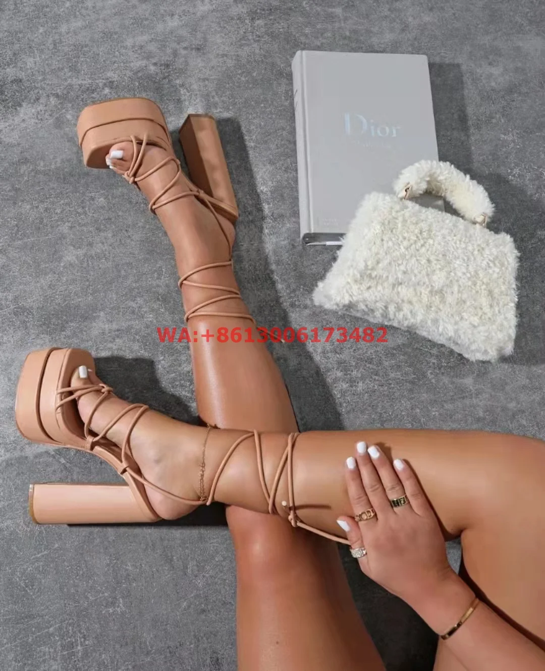 Новинка женские сандалии на толстой двойной платформе яркие очень высоком