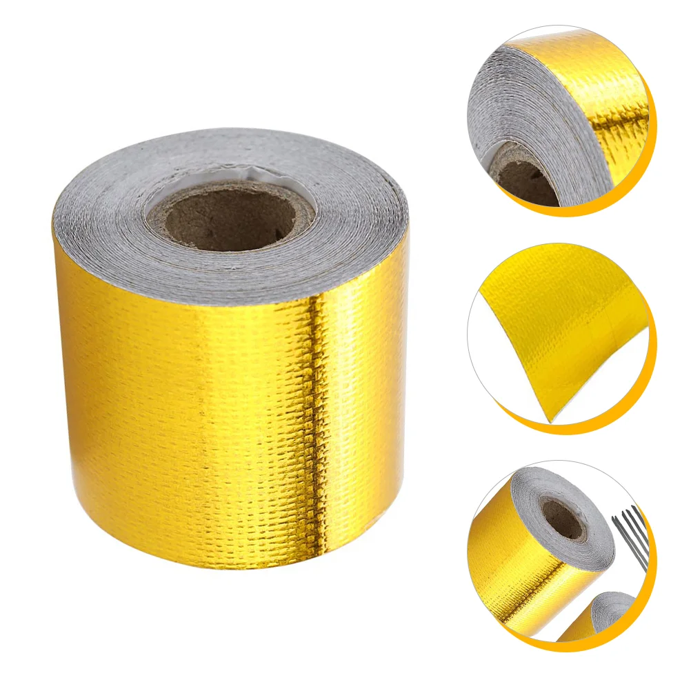 

Tape Repair Aluminum Patch Duct Metal Foil Pipe Crack Hole Hose Leak Adhesive Seal Insulation Air Sealing Kitchen