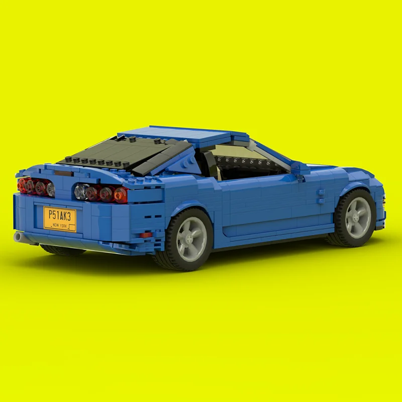 Moc Building Bricks Модульный MK4 1993, Чемпион Скоростные автомобили, модель технологии, модульные супер-автомобильные блоки, Рождественский набор, игрушки «сделай сам», подарки (art.: 3920d2c7ca76a) - 3920d2c7ca76a