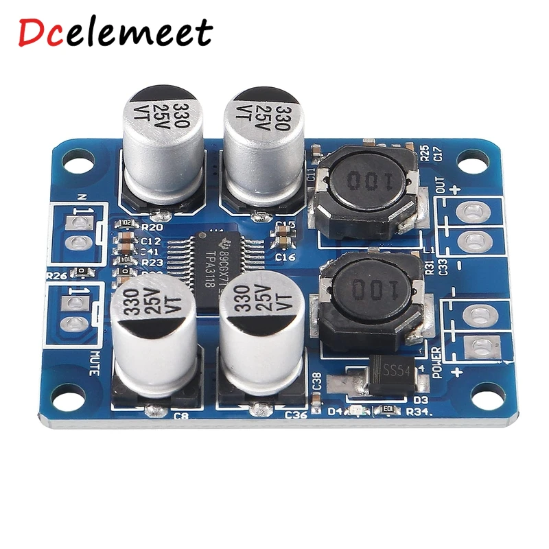 

32PIN CHIP DC 12V-24V TPA3118 60W Mono Digital Audio Power Amplifier Board Amp Module 32P chip original chip