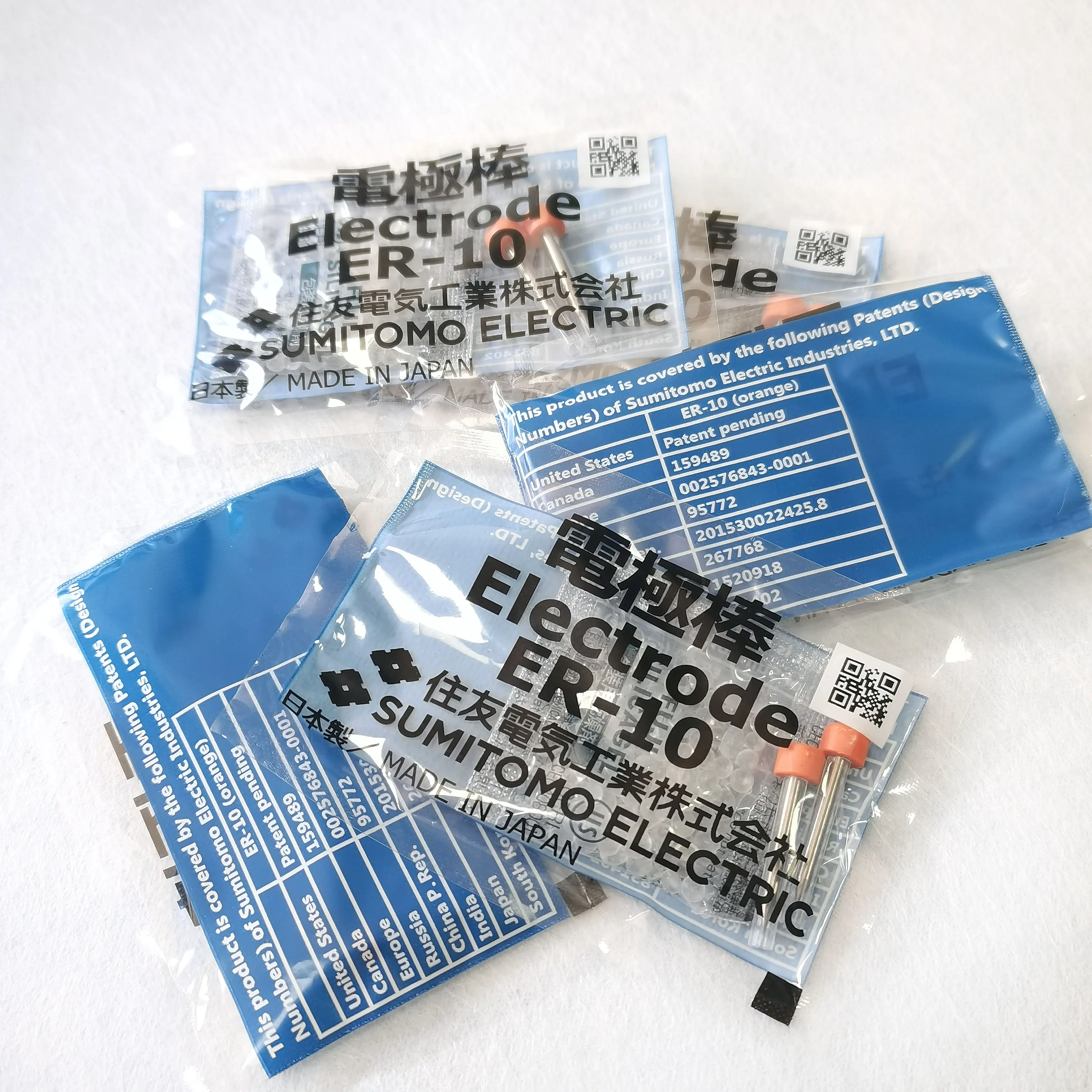 5 pairs ER-10 Electrode For Sumitomo T-39 T-66 T-81C 82C Z1C 71C T-400S/600C Fiber Optic Splicer Welding Machine Free Shipping