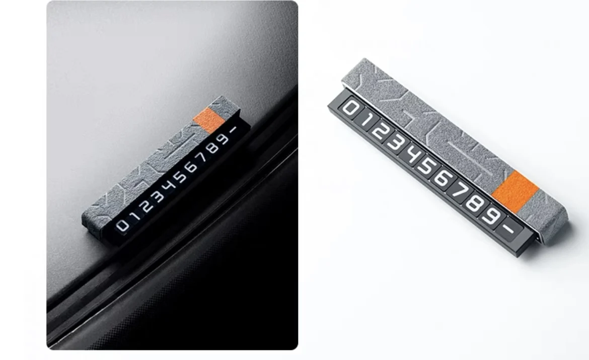 

Для ZEEKR 001 009 2021 2022 2023 центральное управление приборной панели парковочные номерные таблички телефона из алькантары замшевые аксессуары для интерьера