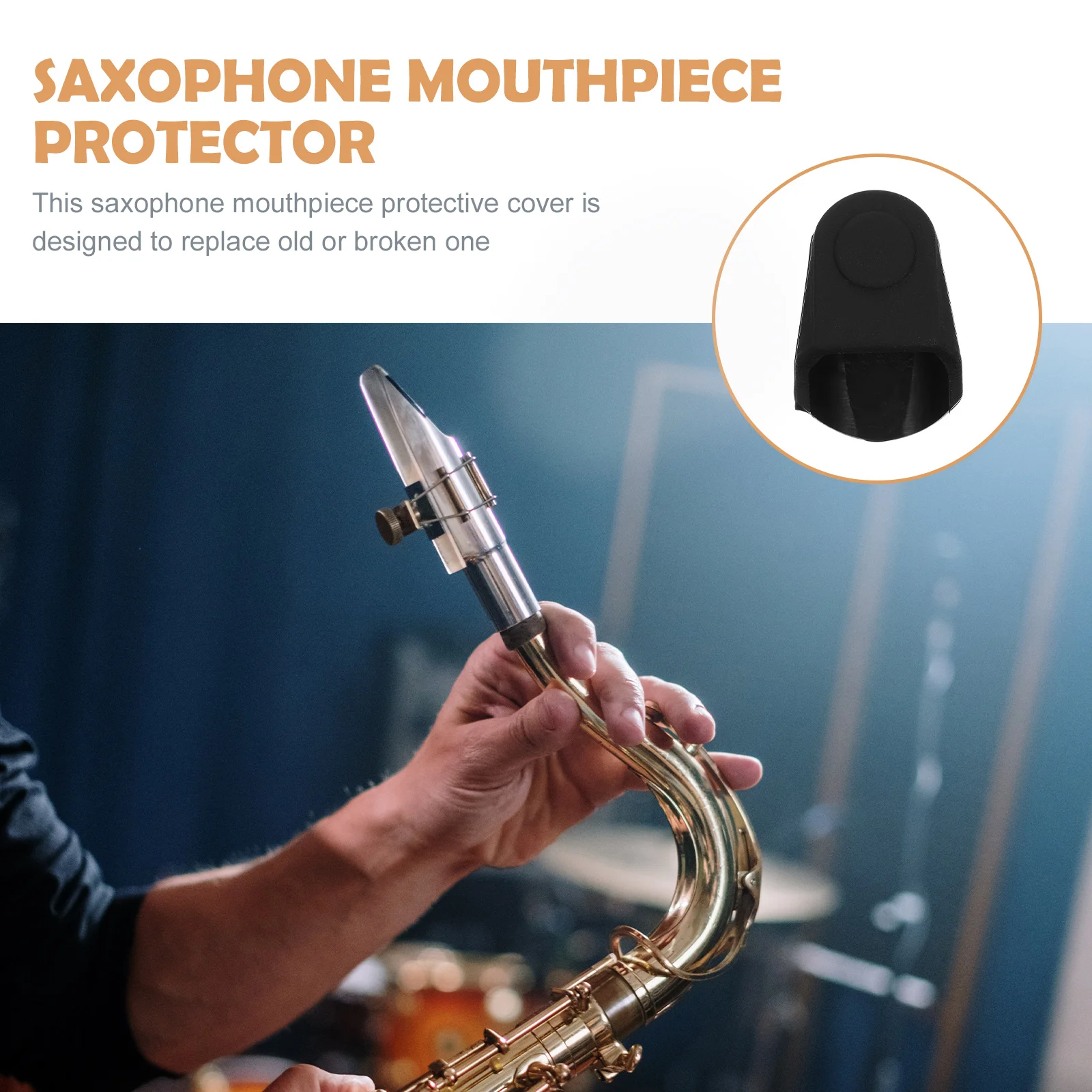 Защитный колпачок для мундштука чехол саксофона кларнета протектор аксессуары
