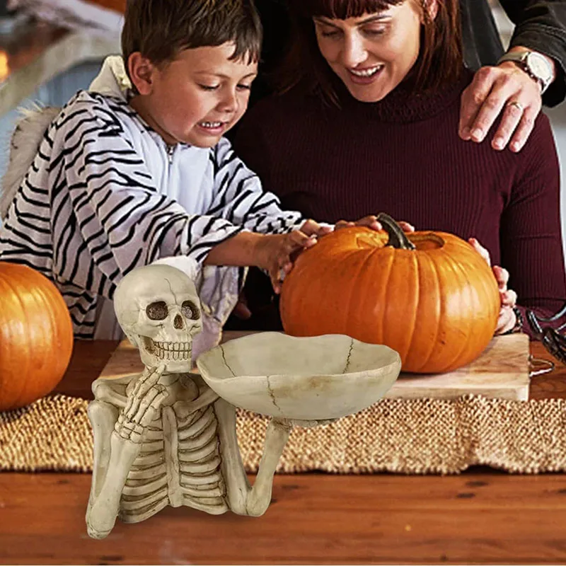 Ермакова Хэллоуин Миска для конфет Смола Панк Череп Чаша Ключ Фруктовые закуски