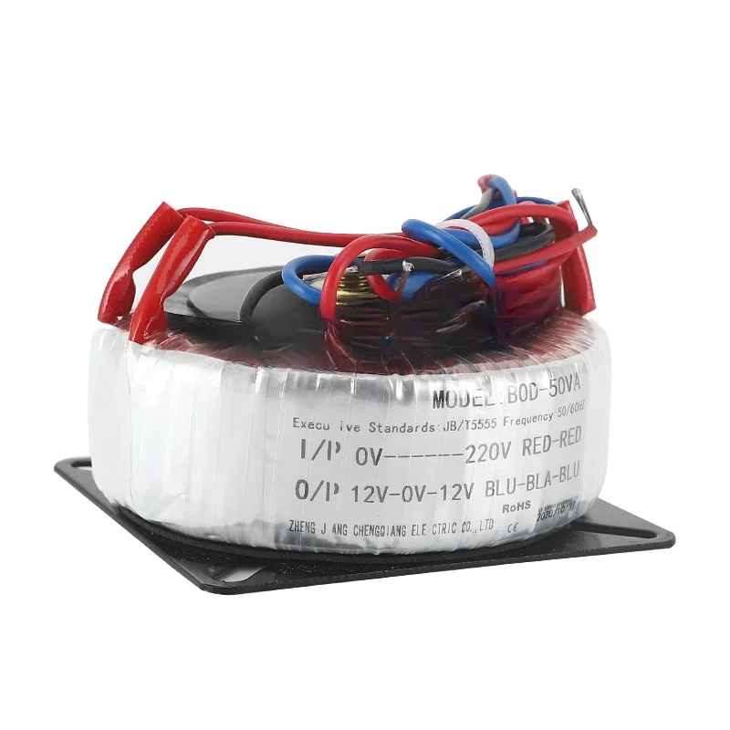 Тороидальный аудио трансформатор из чистой меди 50 ВА вход 220/230 выход 12 В-0 -- В 15 24