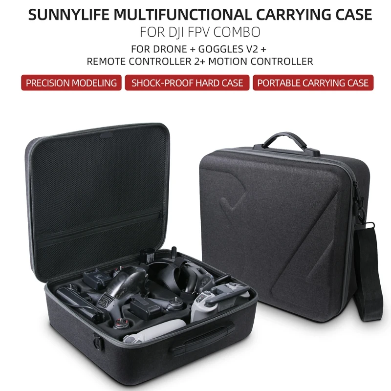 

Storage Bag for Goggles V2 Carrying Case Dual Zipper Portable Protective Anti-scratch Bag New Dropship